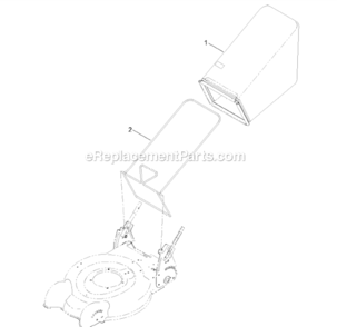 Grass_Bag_And_Frame_Assembly Diagram and Parts List for  Lawn Boy Lawn Mower